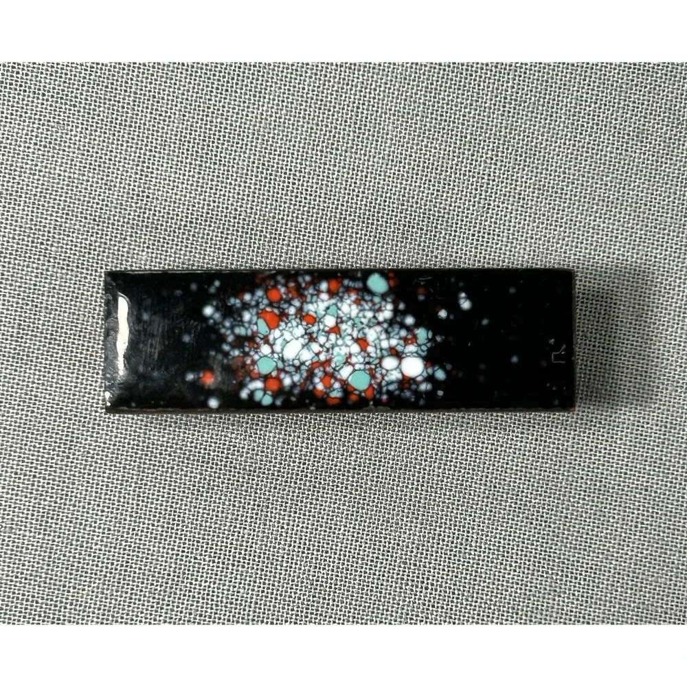 Tie Clasp‎ Splatter look 1 3/4